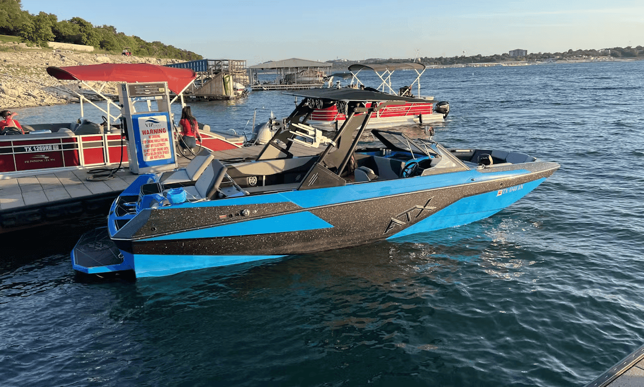Lake Austin boat